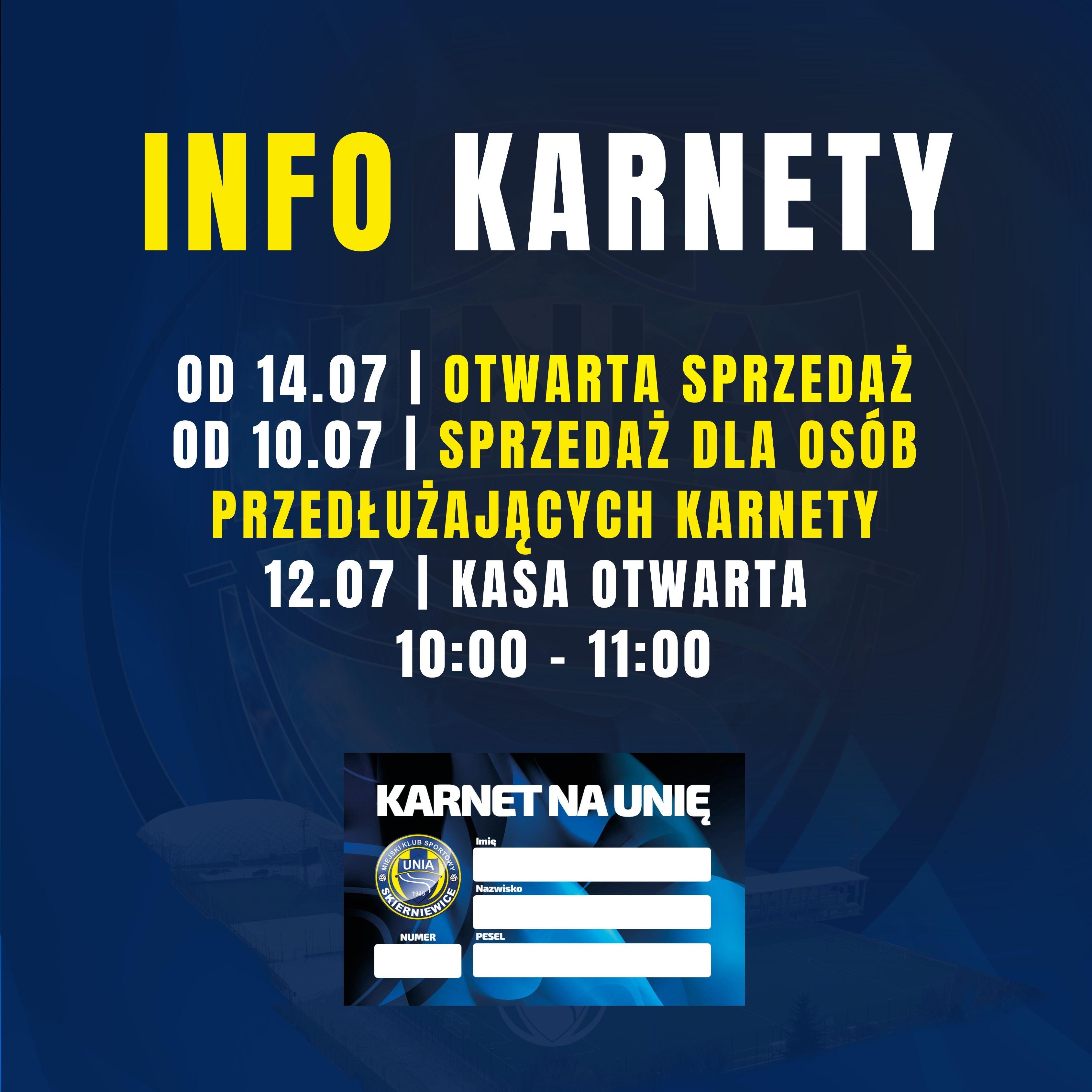 Rusza sprzedaż karnetów na sezon 2025/26!