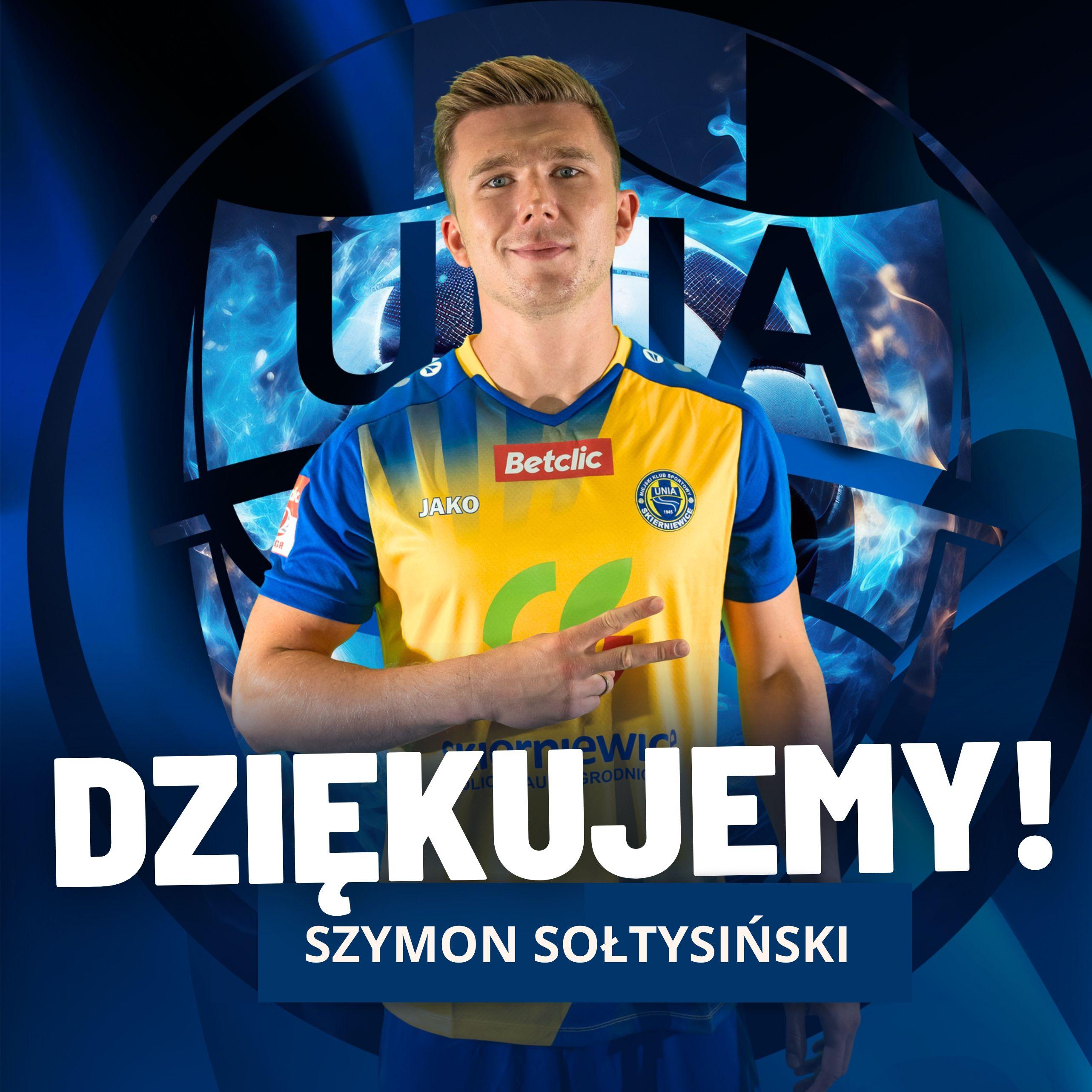 Oficjalnie!  Szymon Sołtysiński odchodzi z Unii